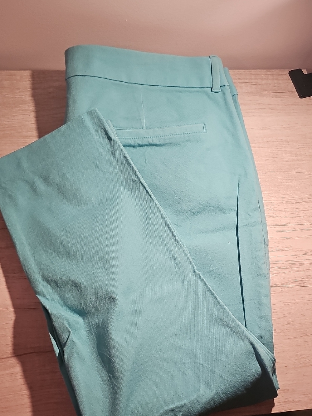 Old Navy Teal Cropped Ankle Pants